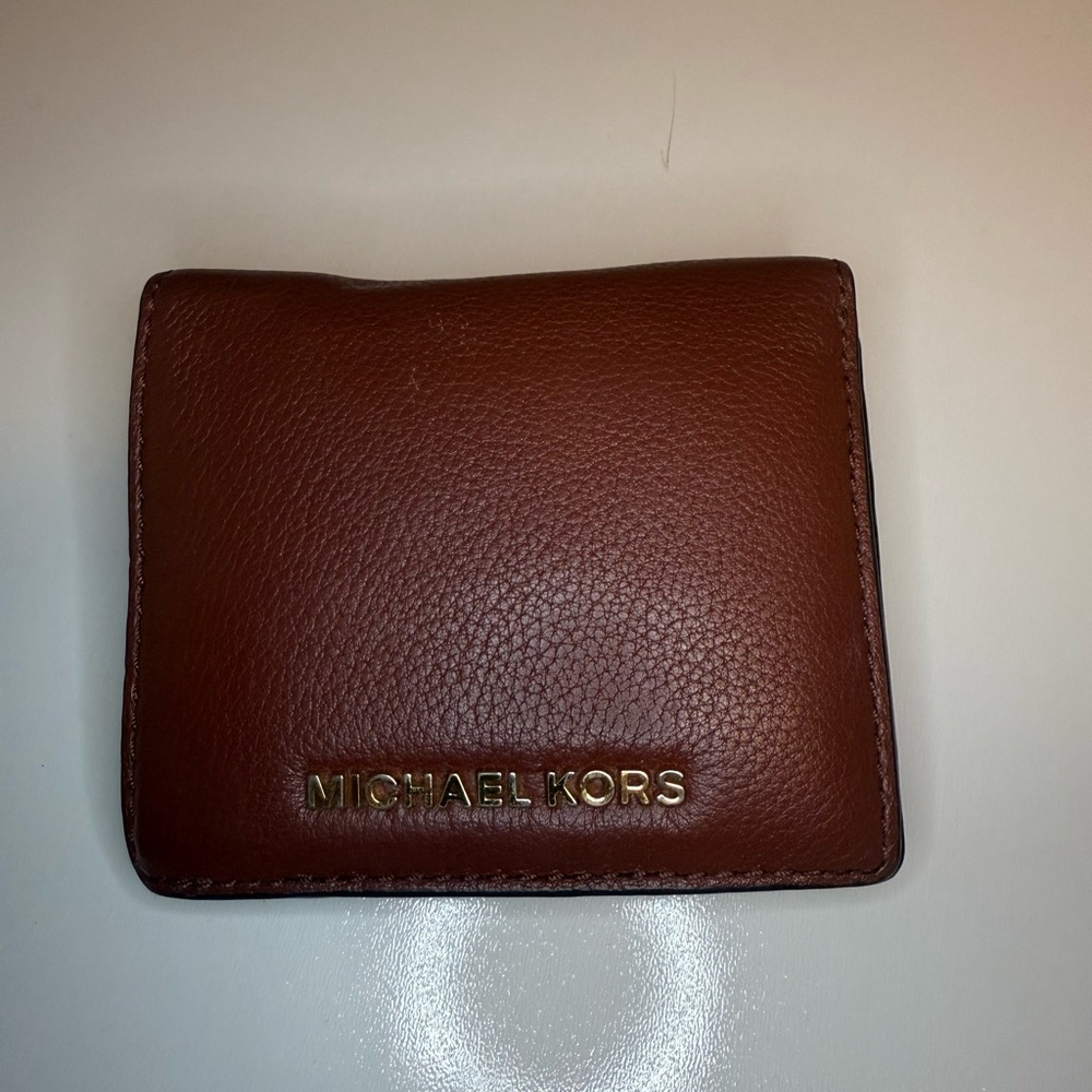 Michael Kors Deep Burgundy Leather Bifold Wallet